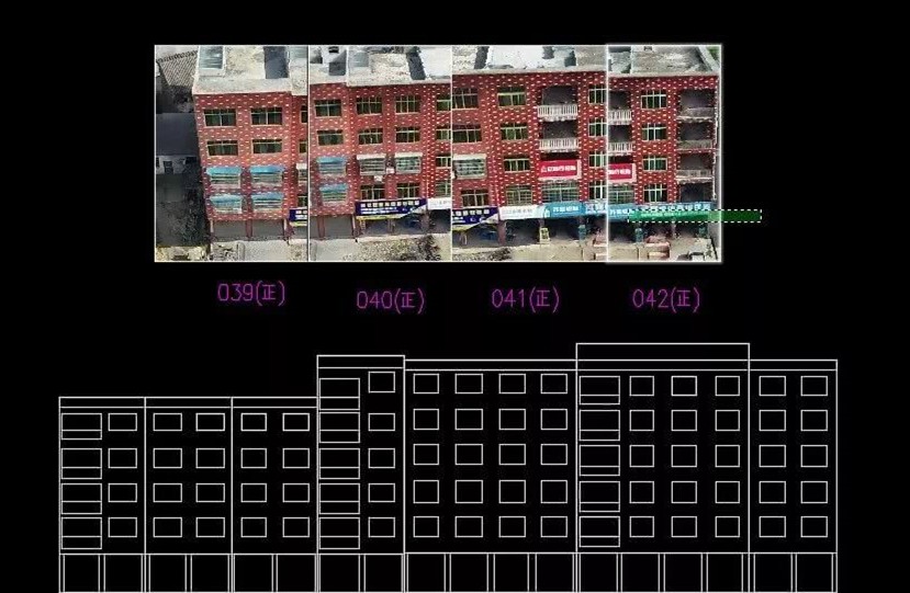 建筑物立面采集