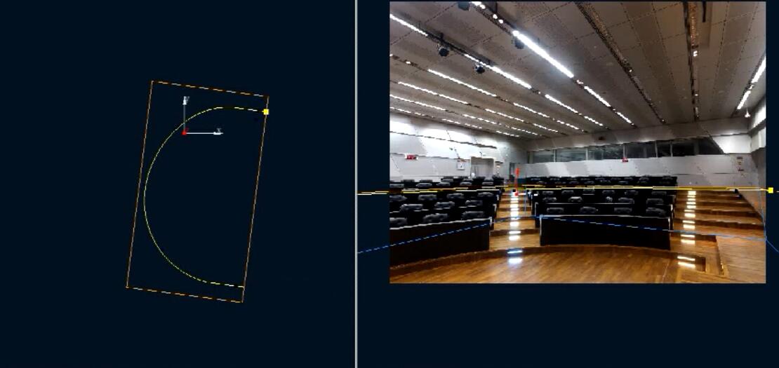 针对室内模型采集数据