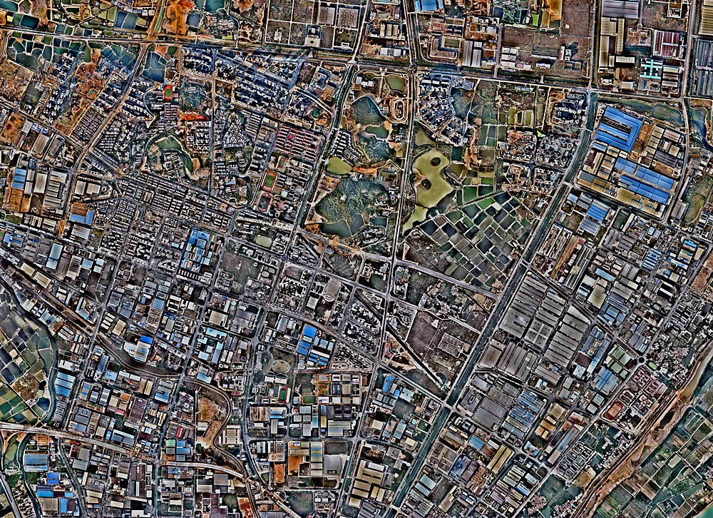 无人机大面积正射影像