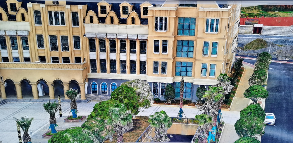 独山县实验小学三维模型立面截图